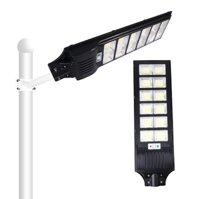 品質  Garden 600W Energy Saving ABS IP65 Solar Street Light Radar Detector And Road Lighting Remote Control Led Street Light 工場